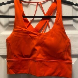 Balance Athletica Vibrant Orange Sports Bra